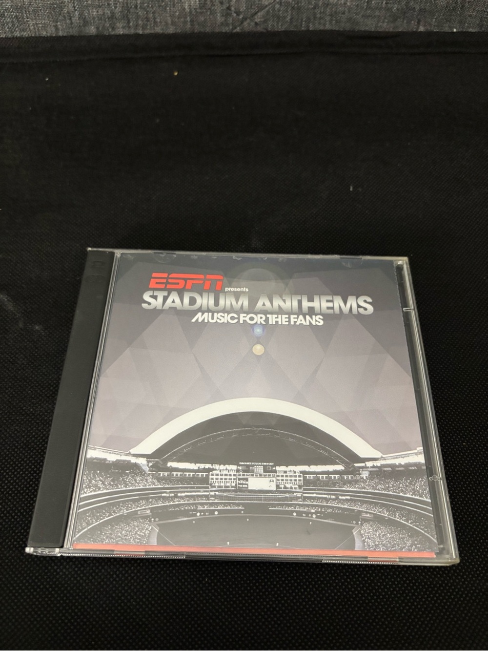 ESPN Stadium Anthems CD - Gray/Black Cover music for the fans. 2CD set. EUC A